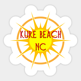 Life's a Beach: Kure Beach, NC Sticker